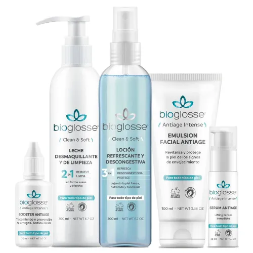 Bioglosse Rutina Cuidado Facial Antiage