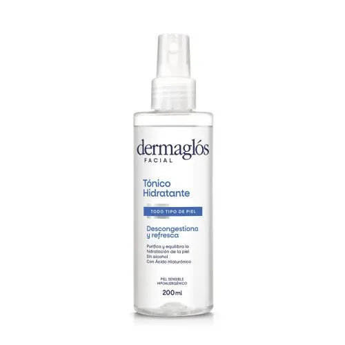 Dermaglós Facial Tónico Hidratante Descongestivo Spray