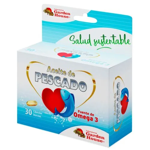 Garden House Aceite De Pescado X 30 Cápsulas
