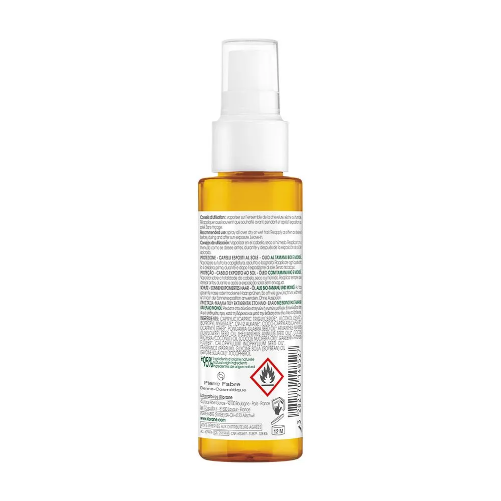 Klorane Tamanu Y Monoi Aceite Capilar Nutri-reparador