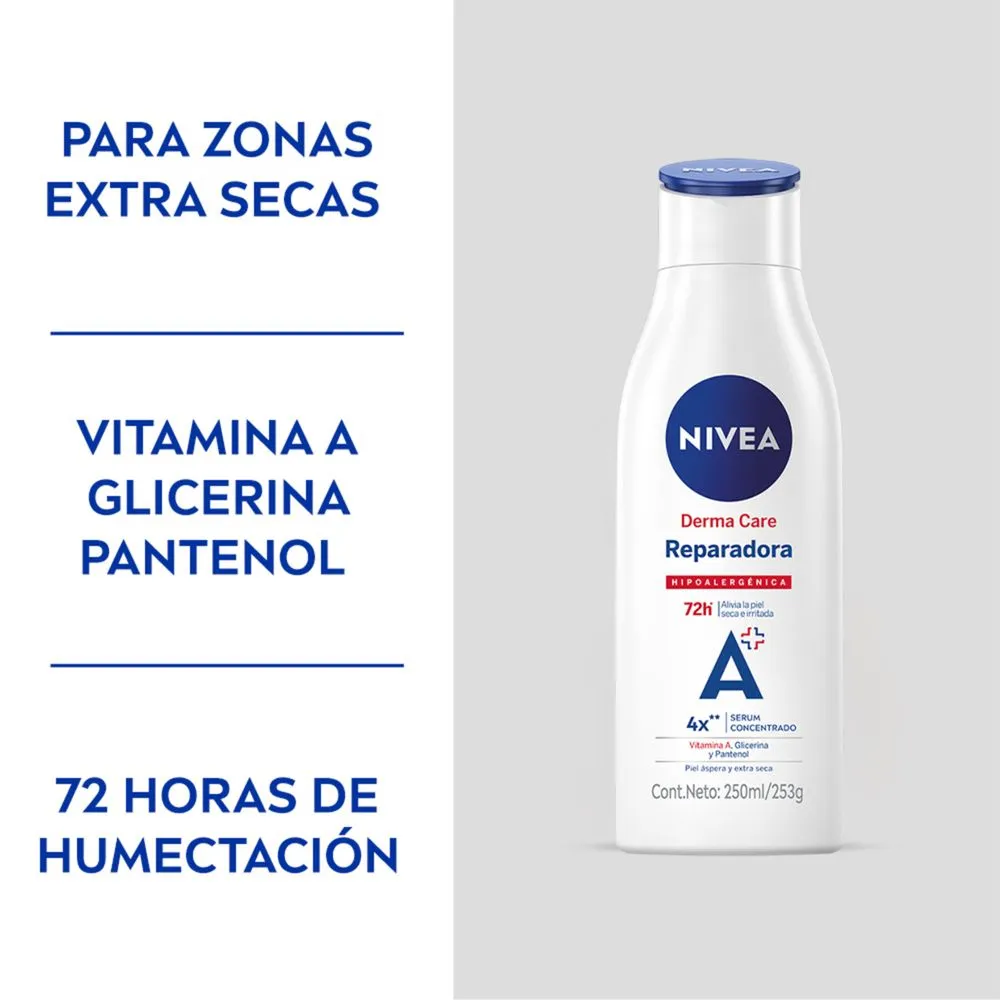 Nivea Derma Care Crema Corporal Reparadora Hipoalergénica