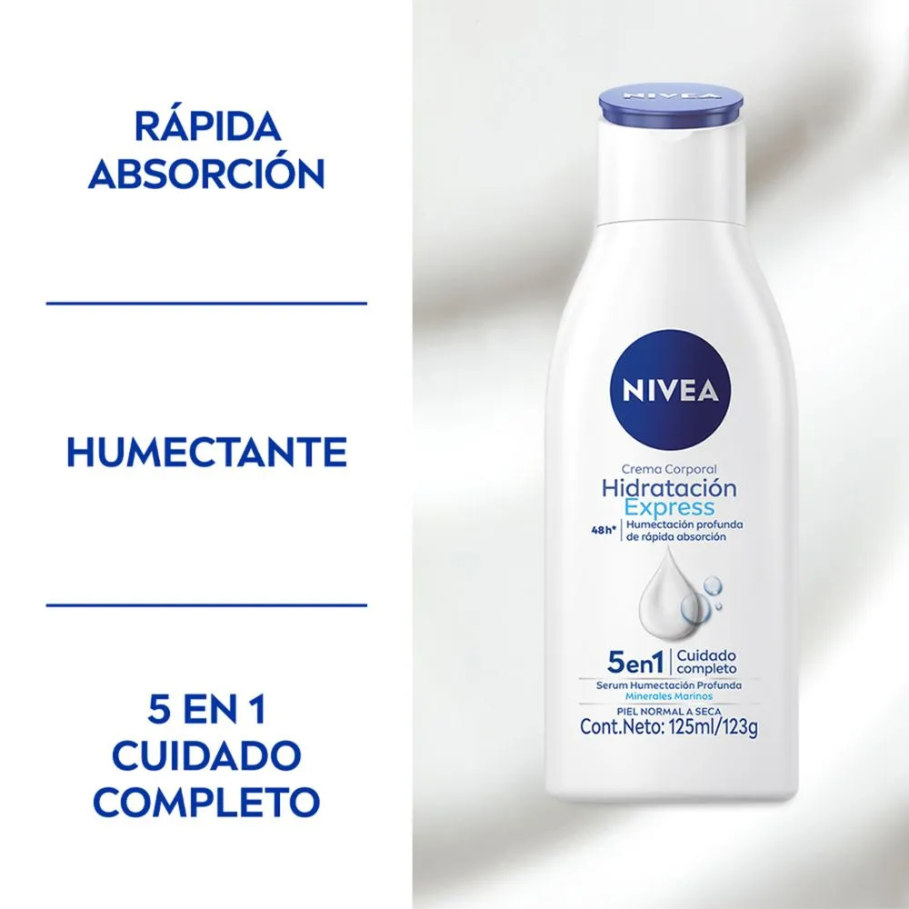 Nivea Hidratación Express Crema Corporal Piel Normal A Seca