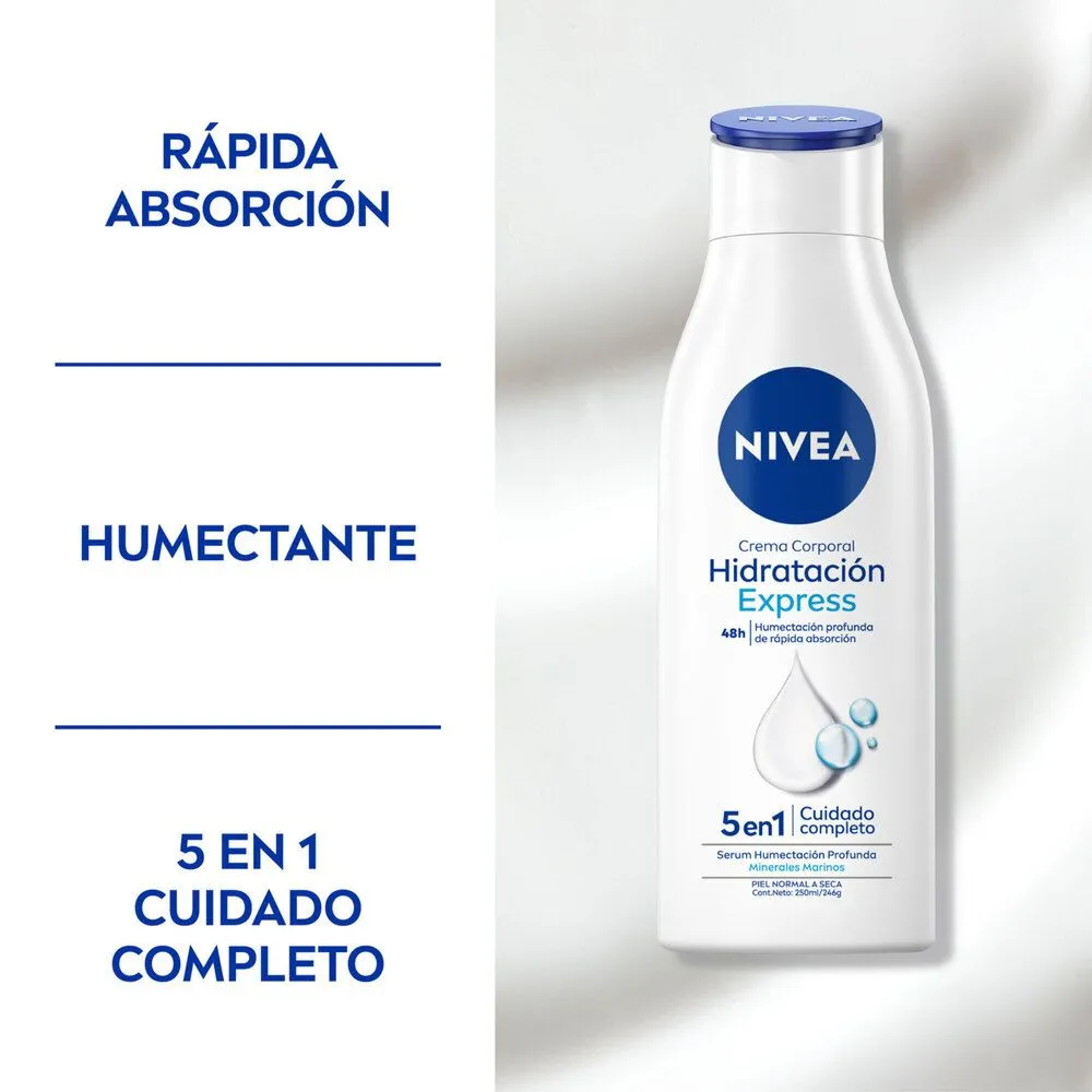 Nivea Hidratación Express Crema Corporal Piel Normal A Seca