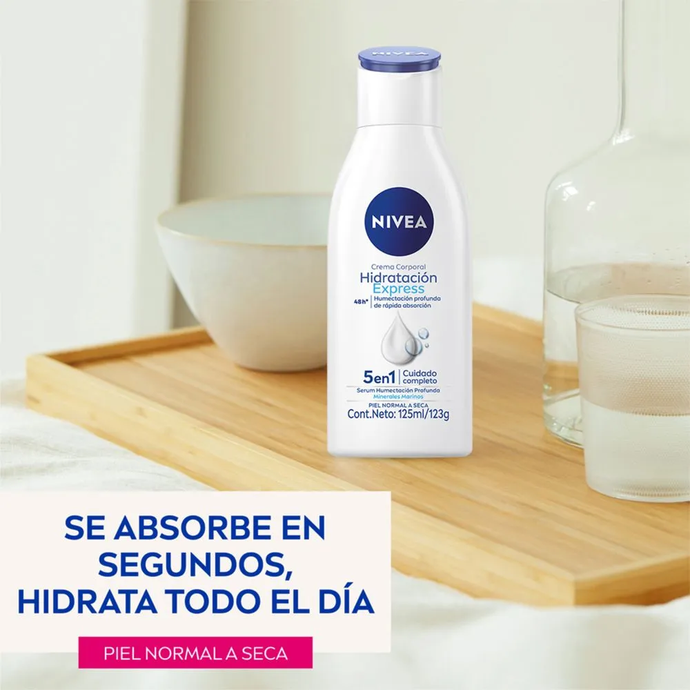 Nivea Hidratación Express Crema Corporal Piel Normal A Seca