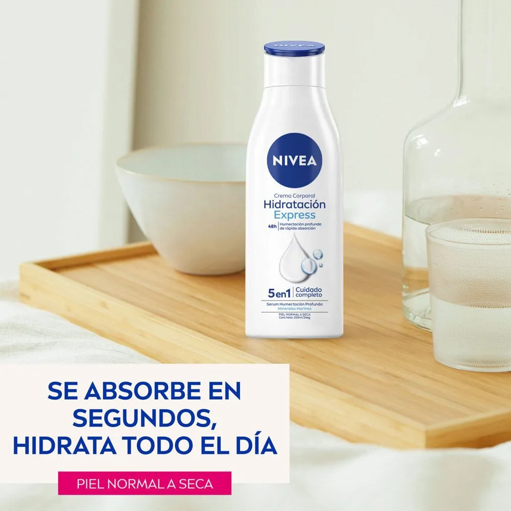 Nivea Hidratación Express Crema Corporal Piel Normal A Seca