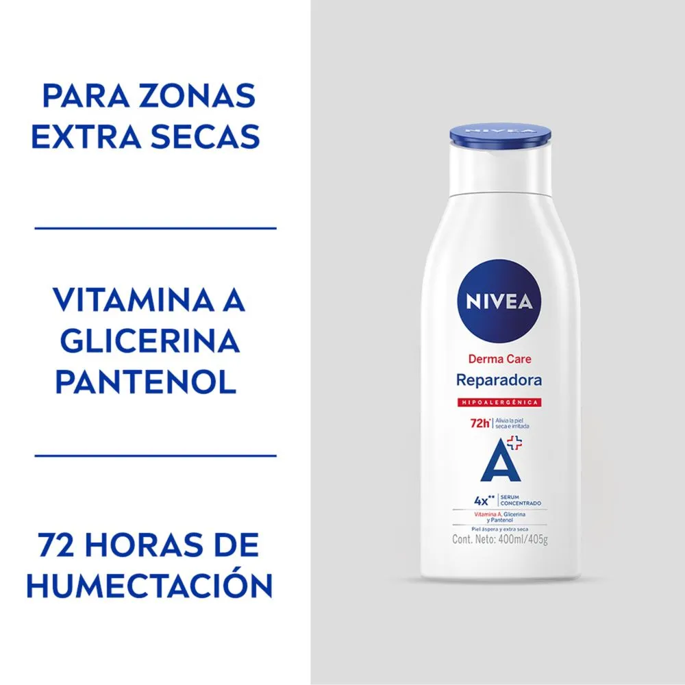 Nivea Derma Care Crema Corporal Reparadora Hipoalergénica