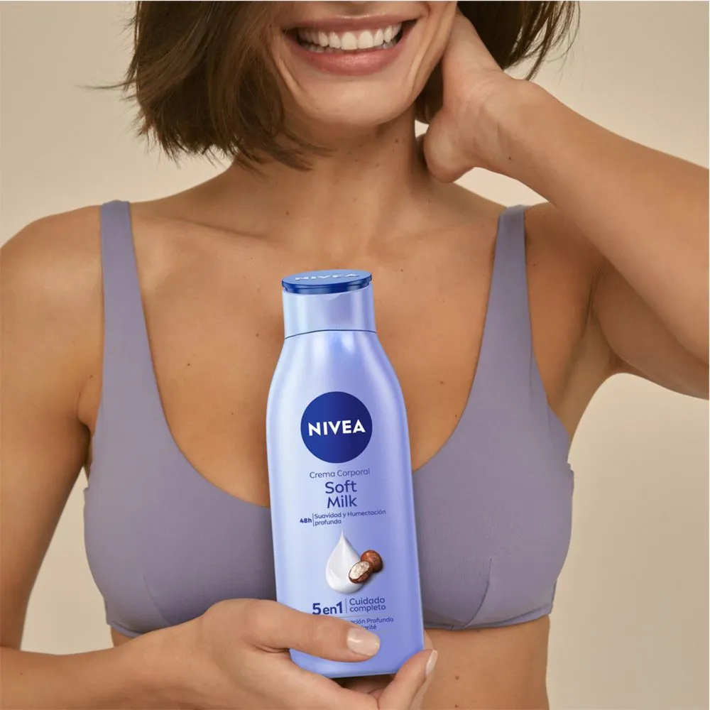 Nivea Soft Milk 5 En 1 Crema Corporal Piel Seca