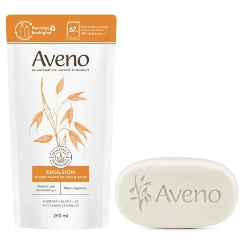 Aveno Combo Emulsión Refill + Jabón