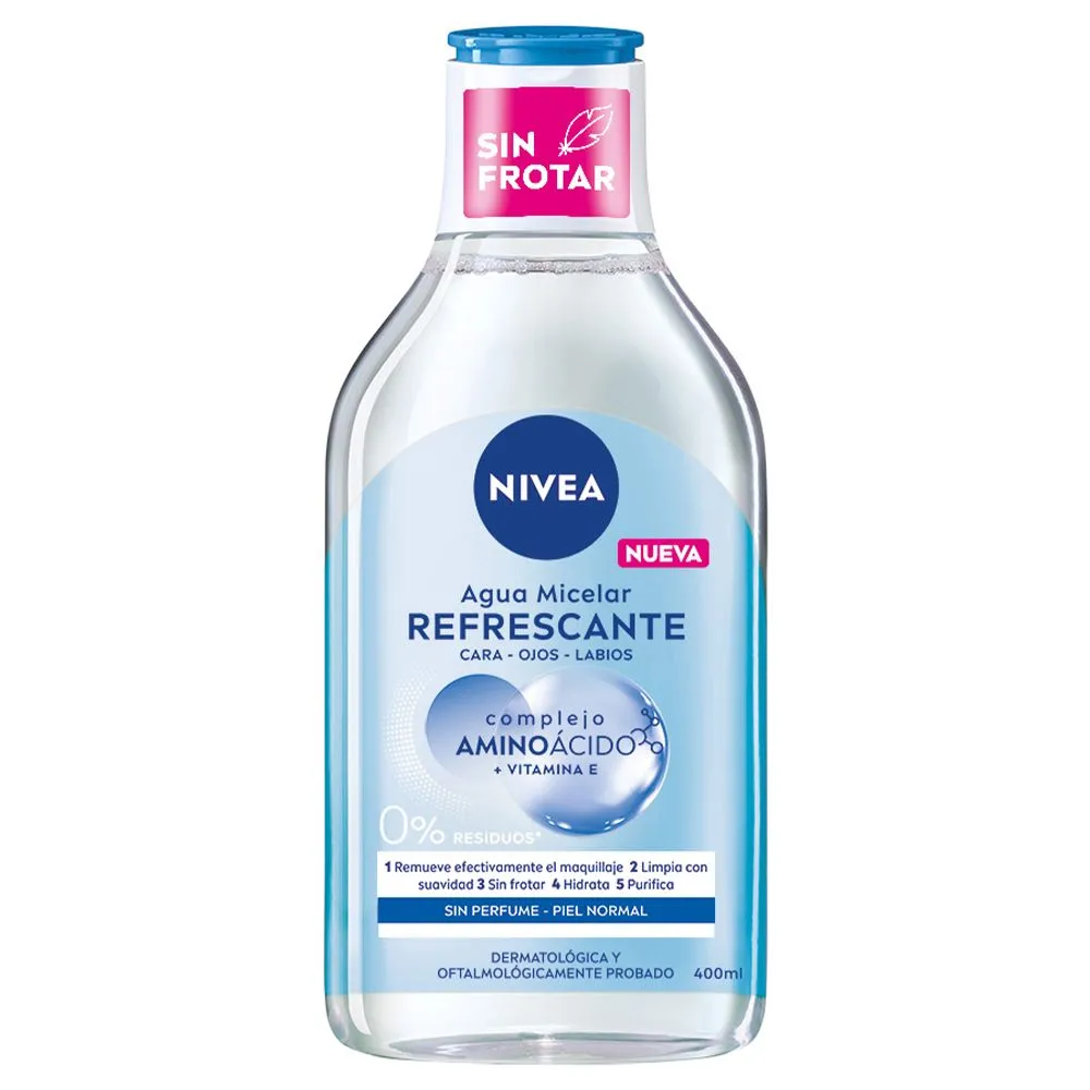 Nivea Agua Micelar 5 En 1 Refrescante X 400ml