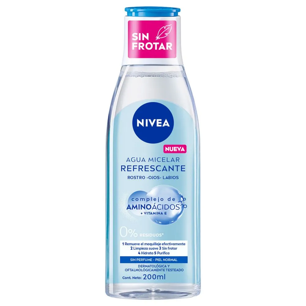 Nivea Agua Micelar 5 En 1 Refrescante X 200ml