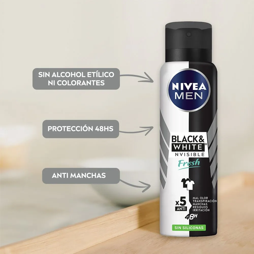 [ARCHIVADO] Nivea Men Black & White Fresh Desodorante Sin Siliconas