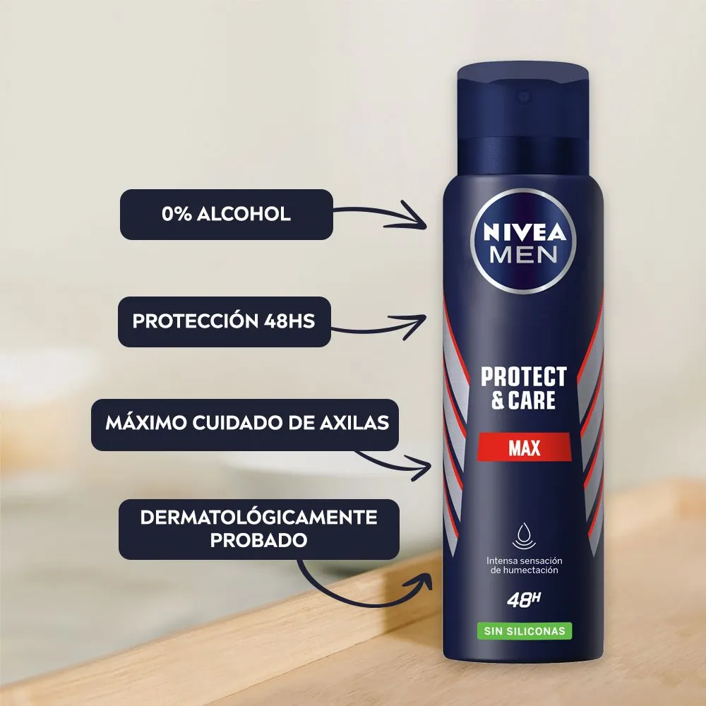 Nivea Men Protect & Care Max Desodorante Sin Siliconas