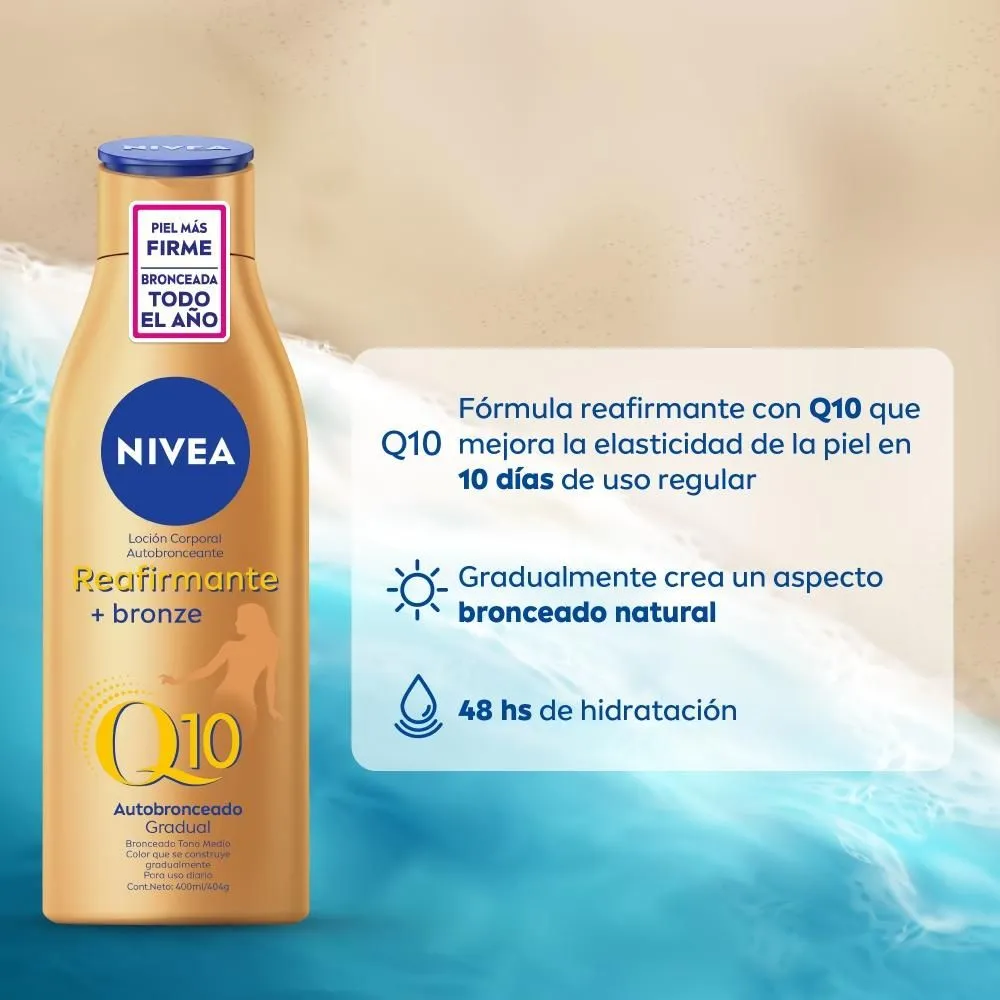 Nivea Q10 Loción Corporal Autobronceante + Reafirmante