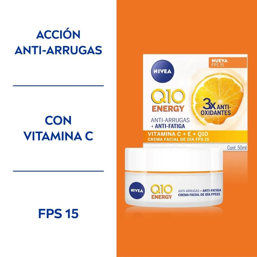 [ARCHIVADO] Nivea Q10 Energy Crema Facial Dí­a Fps15 Antiarrugas