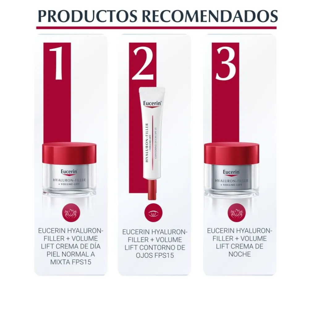 Eucerin Hyaluron Filler Volume Lift Crema Dí­a Piel Mixta