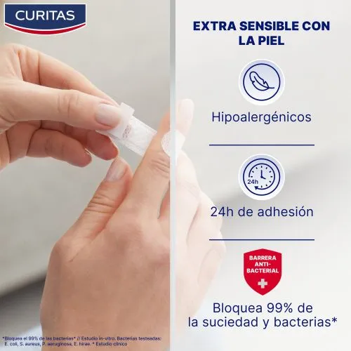 Curitas Sensitive Apósitos Adhesivos
