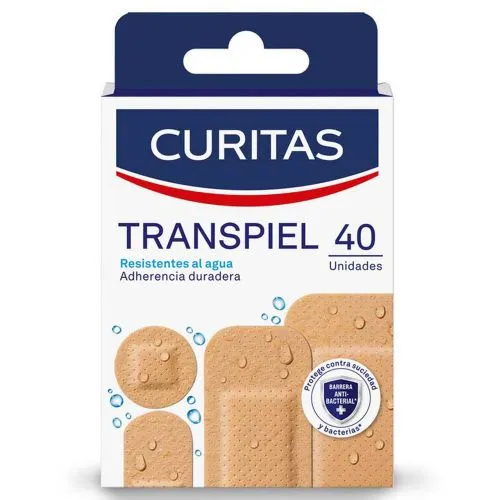 Curitas Transpiel Apósitos Adhesivos X 40 Unidades
