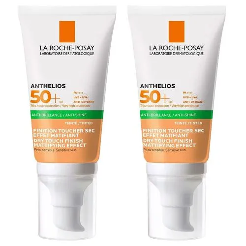 Pack 2 La Roche-posay Anthelios Fps50 Toque Seco Color