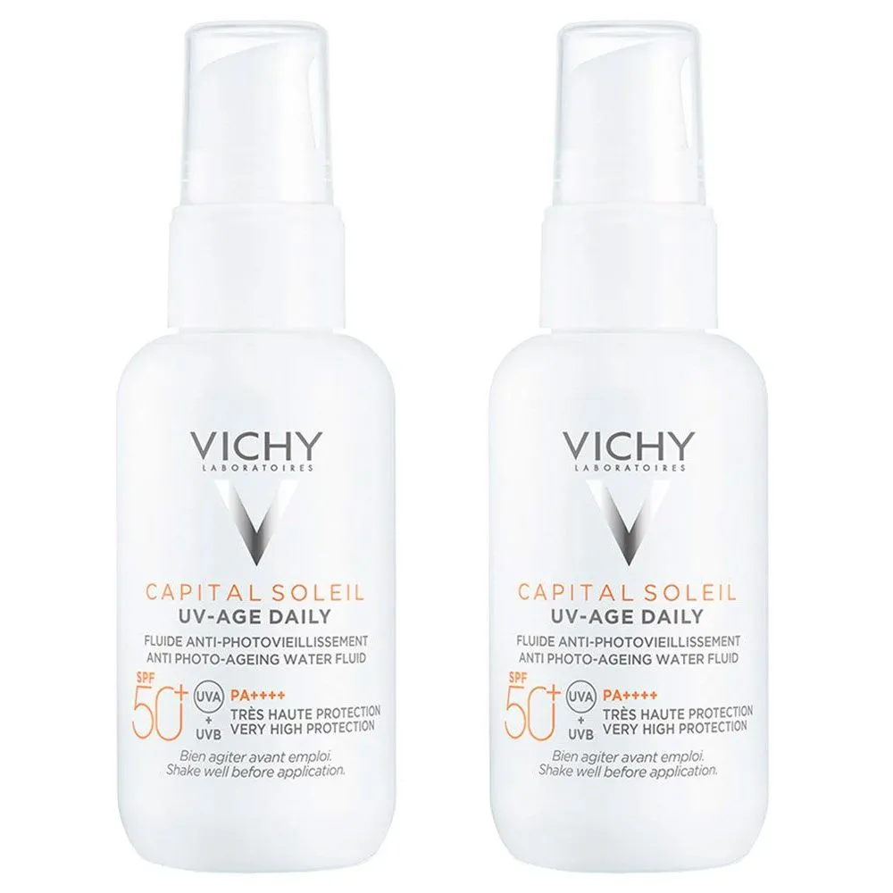 Pack 2 Vichy Capital Soleil Fps50+ Uv-age Daily