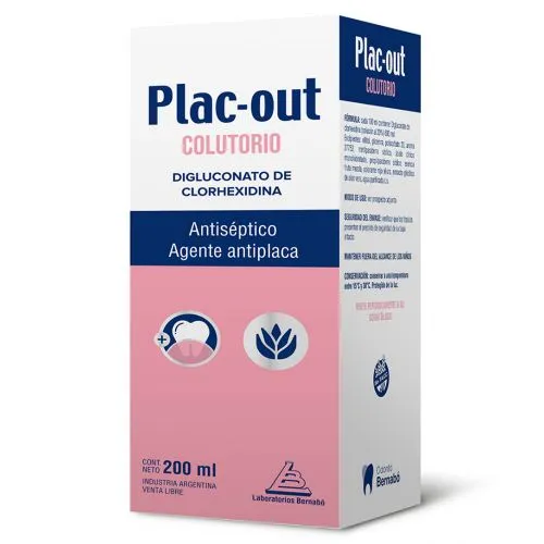 Plac Out Colutorio Antiséptico Bucal X 200ml
