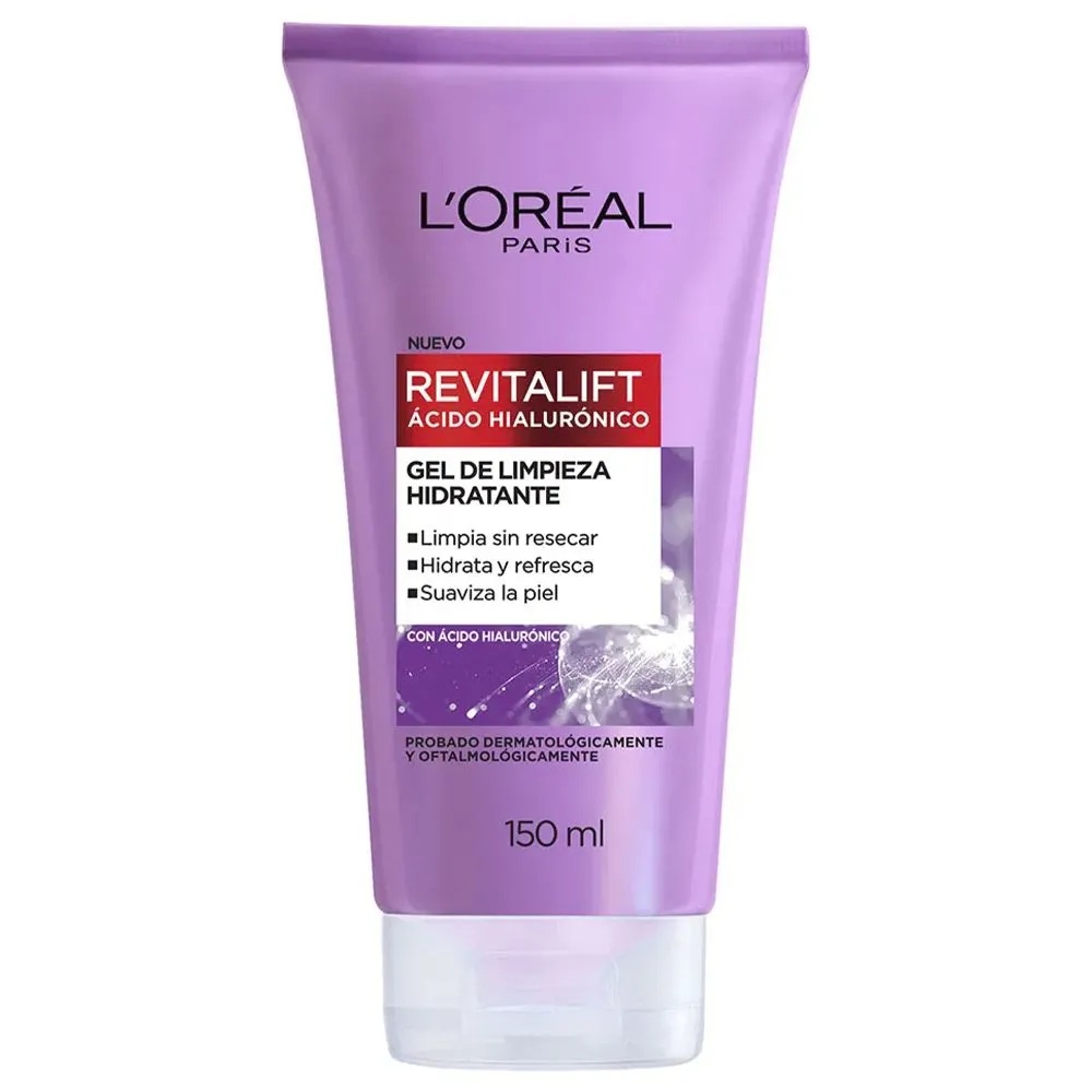 Loreal Paris Revitalift Gel De Limpieza ácido Hialurónico
