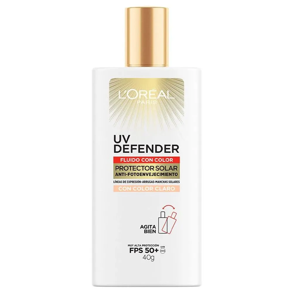 Loreal Paris Uv Defender Fluido Color Protector Fps50+