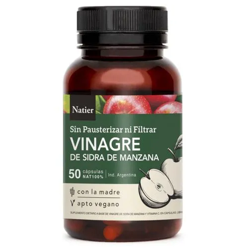 Natier Vinagre De Sidra De Manzana Cápsulas