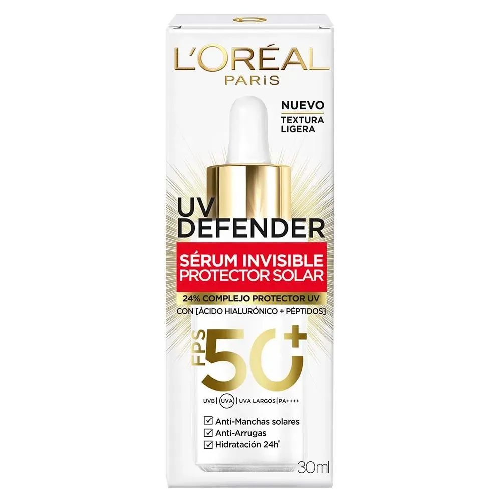 Loreal Paris Uv Defender Protector Solar Sérum Fps 50+