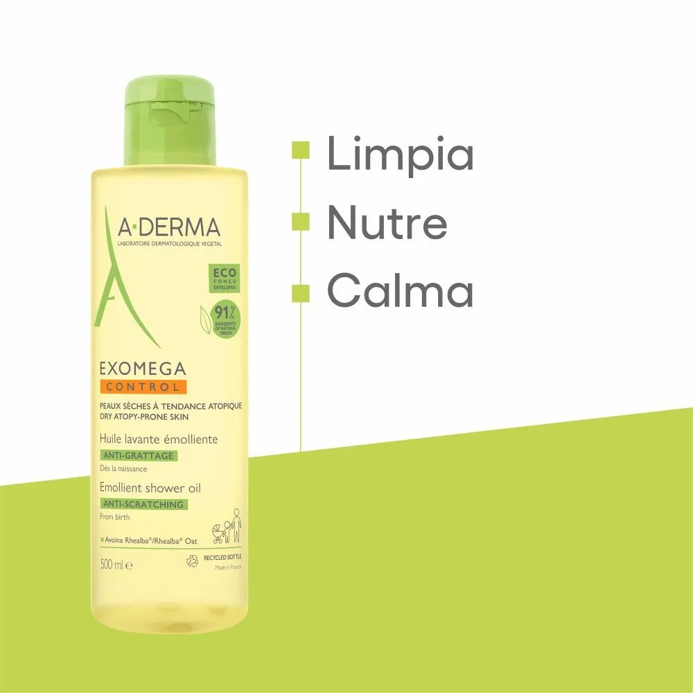A Derma Exomega Control Aceite Limpiador X 500ml