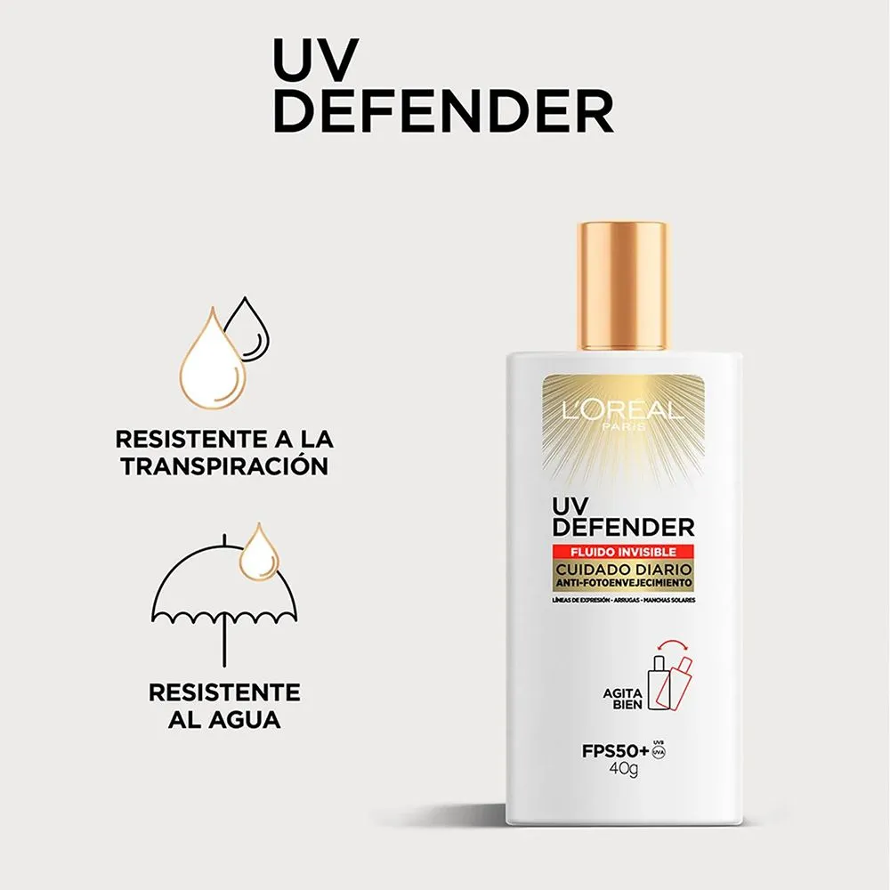 Loreal Paris Uv Defender Fluido Invisible Protector Fps50+