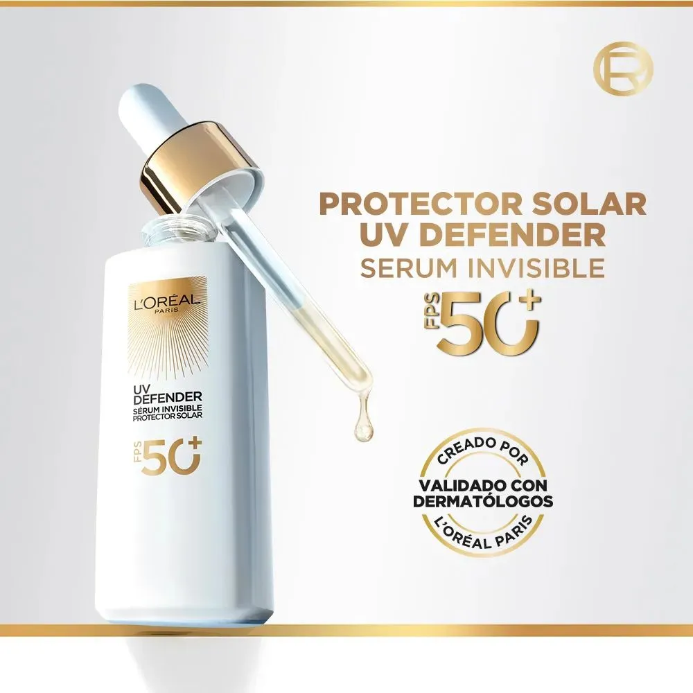 Loreal Paris Uv Defender Protector Solar Sérum Fps 50+