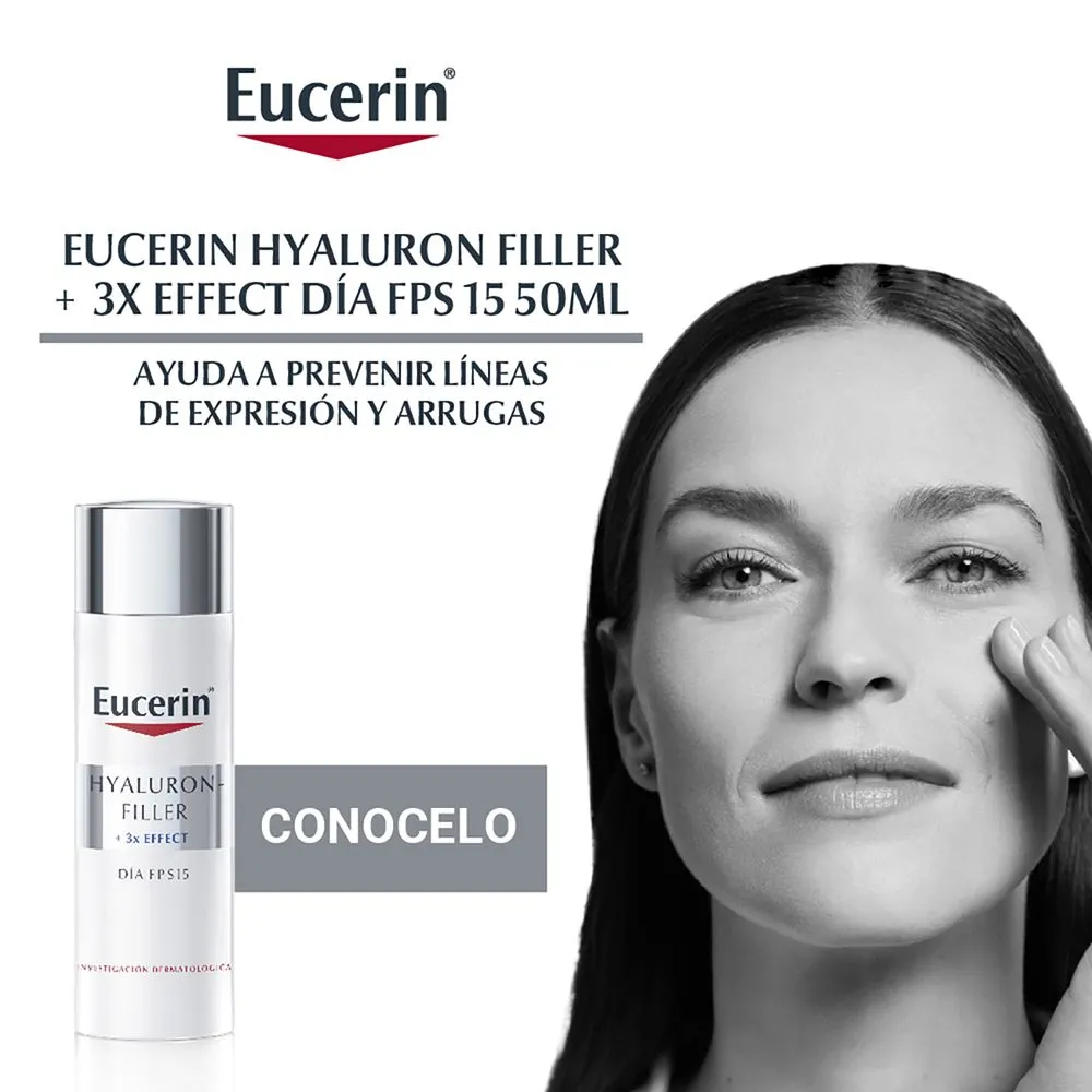 Eucerin Hyaluron Filler 3x Effect Crema De Dí­a Fps 15