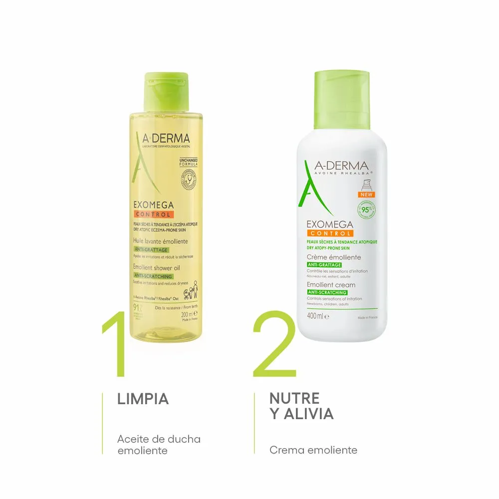 A Derma Exomega Control Aceite Limpiador X 200ml
