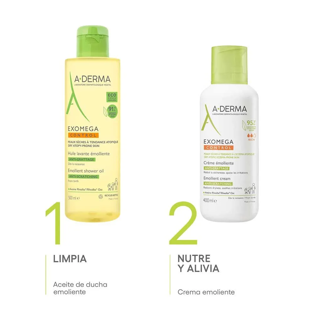 A Derma Exomega Control Aceite Limpiador X 500ml