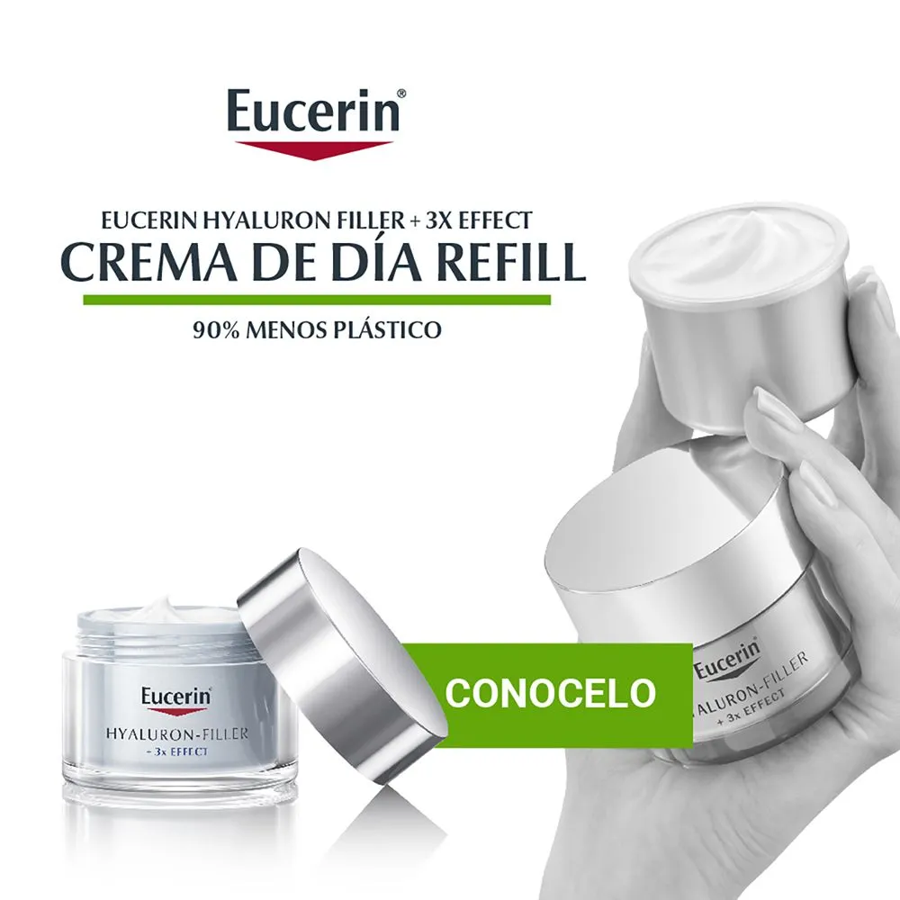 Eucerin Hyaluron Filler + 3x Effect Repuesto Crema Día Fps15