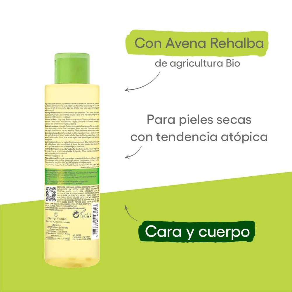 A Derma Exomega Control Aceite Limpiador X 200ml