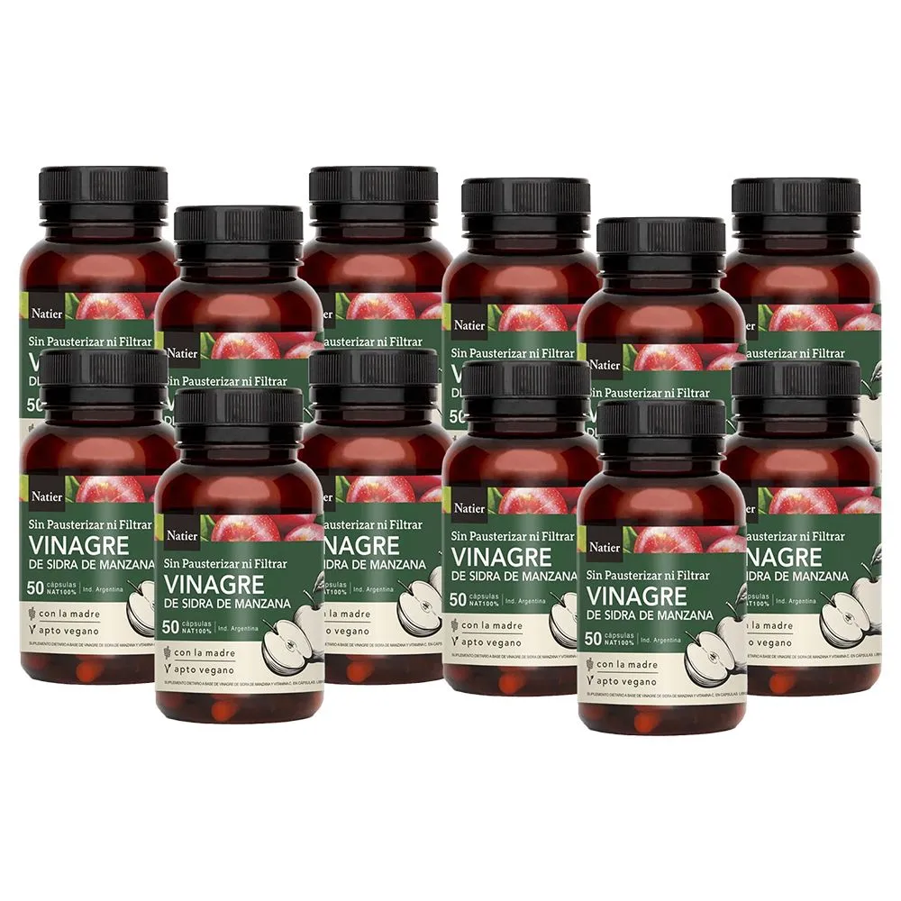 [ARCHIVADO] Pack 12 Natier Vinagre De Sidra De Manzana Cápsulas