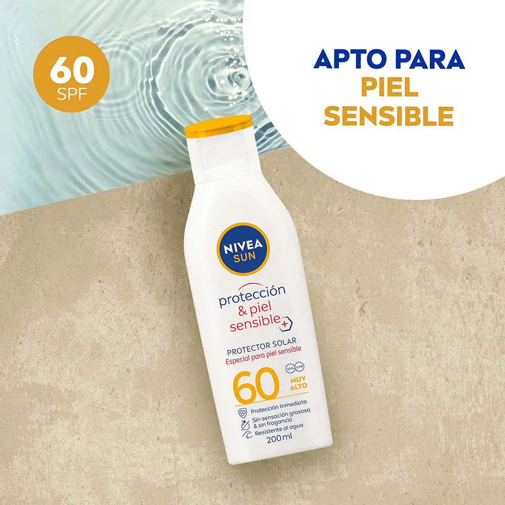 Nivea Sun Protección Y Piel Sensible Protector Solar Fps60