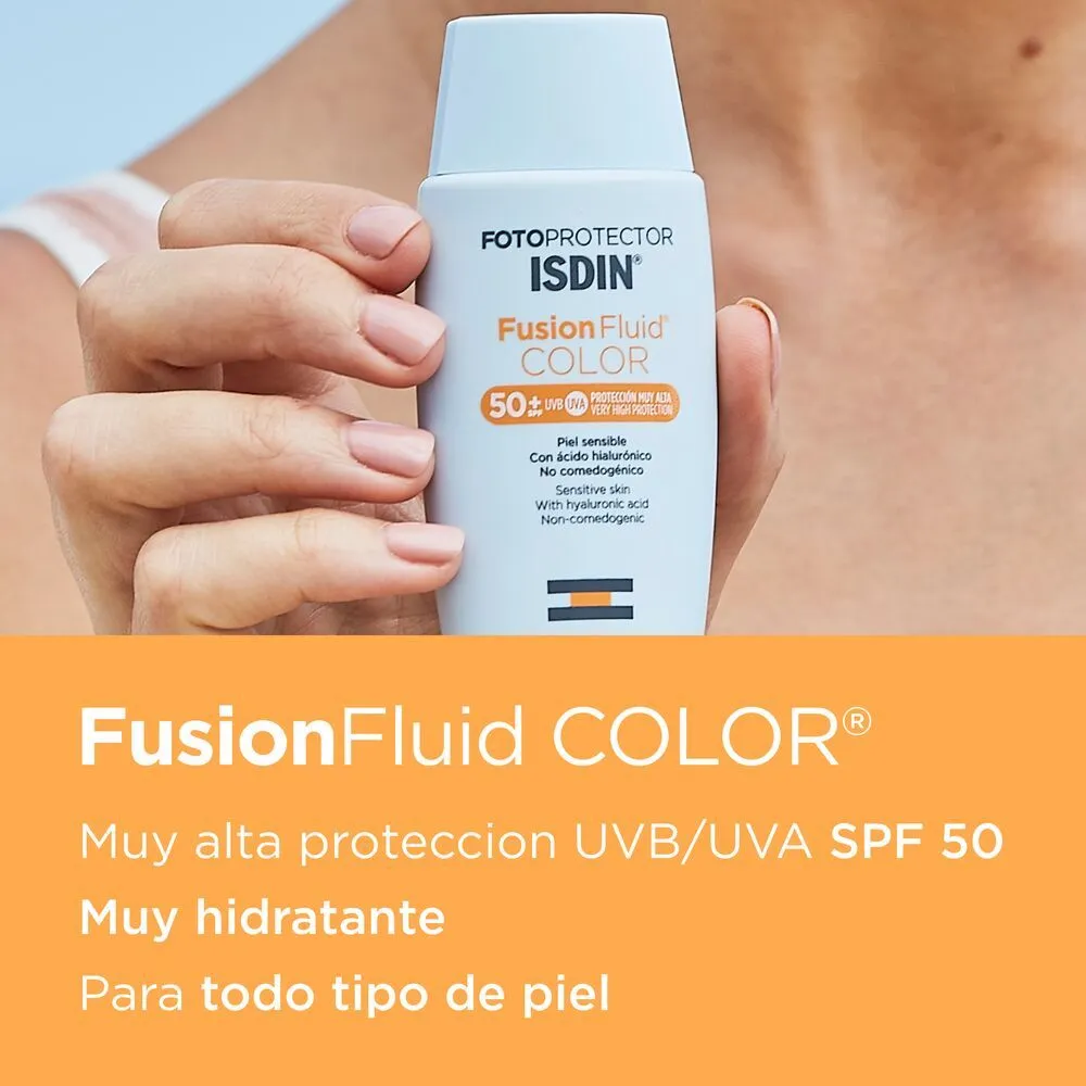 Fotoprotector Isdin Spf50+ Fusion Fluid Color