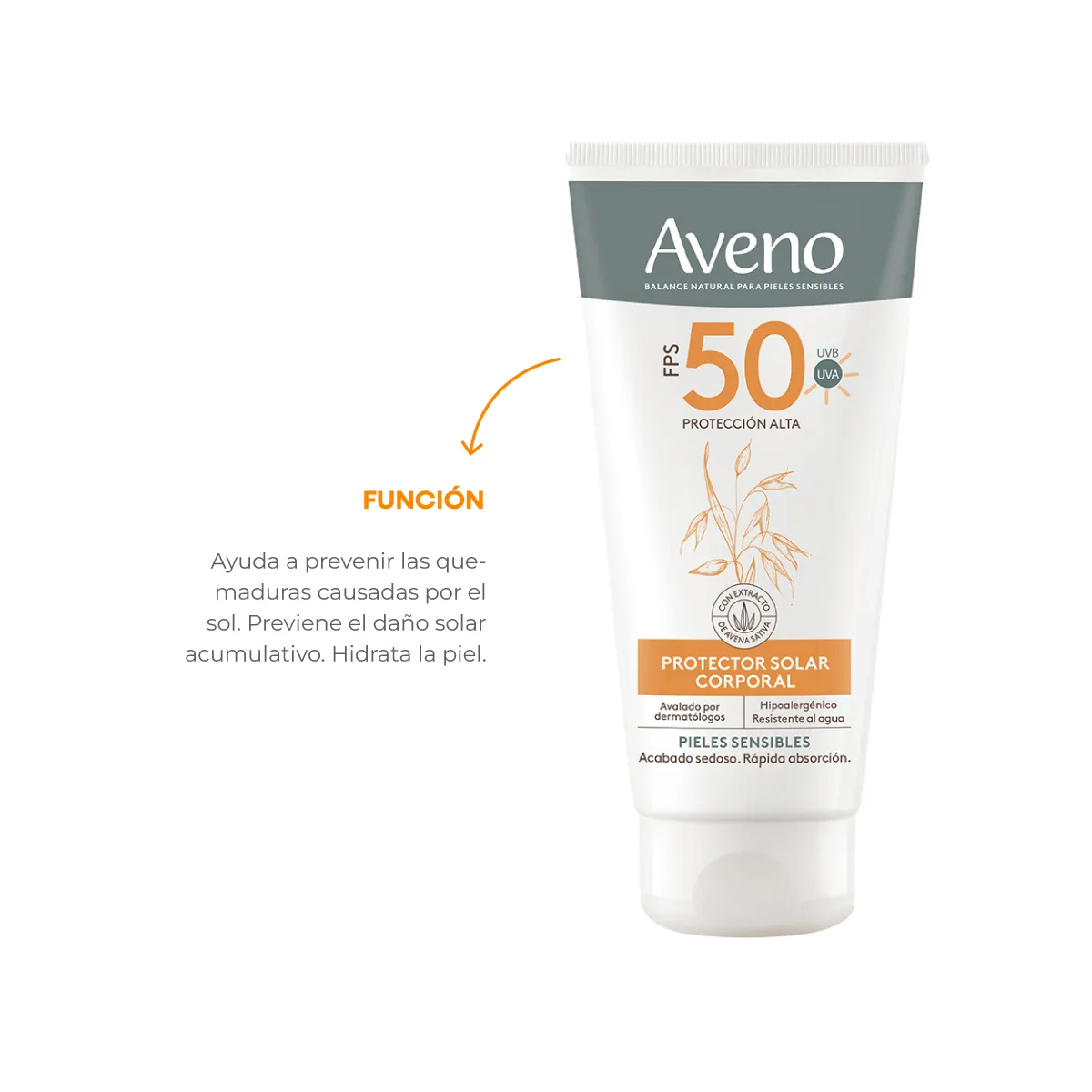 Aveno Protector Solar Emulsión Corporal Fps50