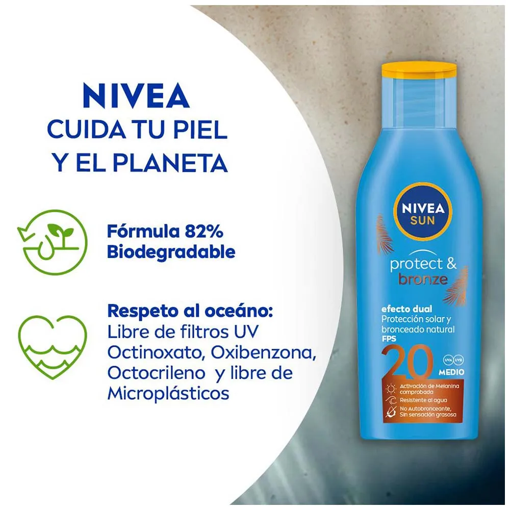 Nivea Sun Protect & Bronze Protector Solar Fps 20