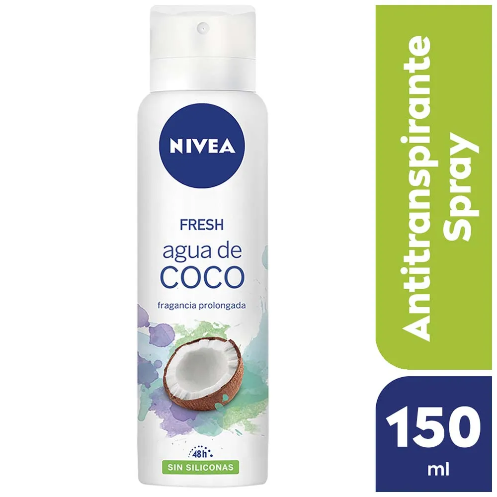 Nivea Fresh Agua De Coco Desodorante Femenino Sin Siliconas