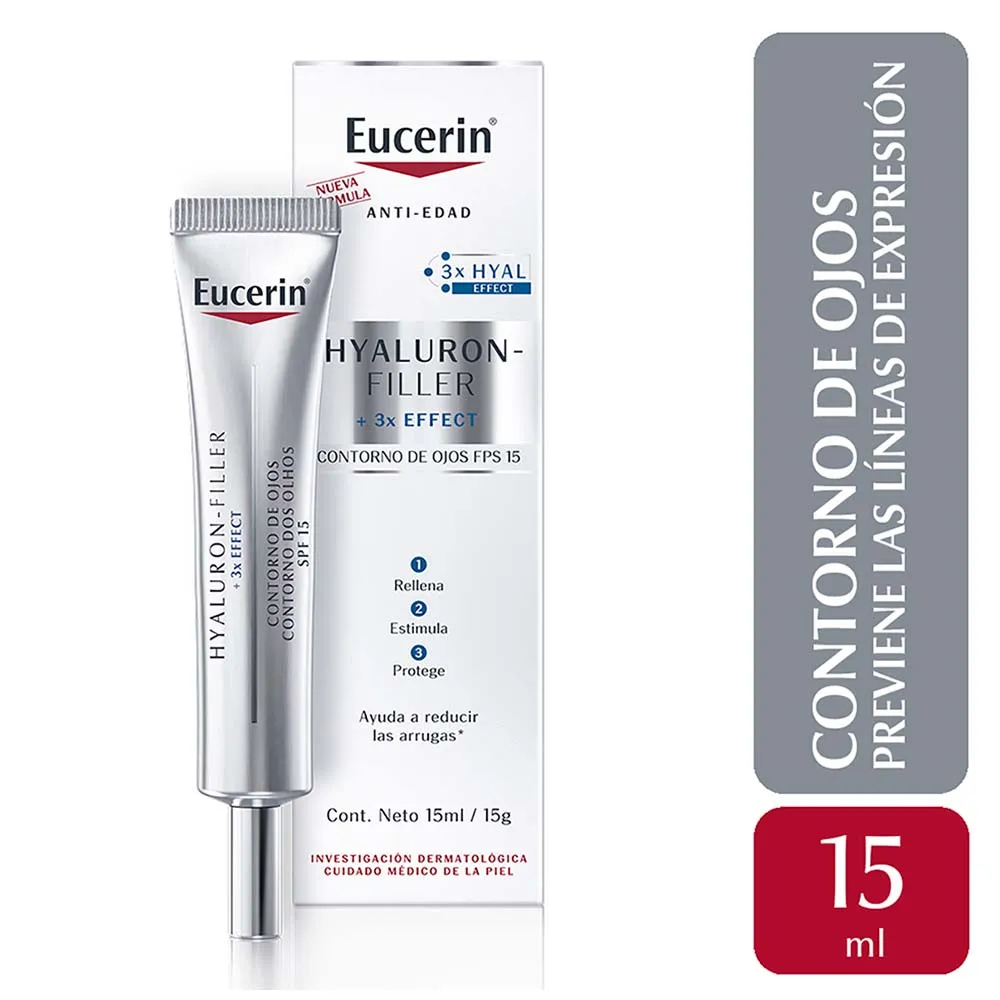Eucerin Hyaluron Filler + 3x Effect Contorno De Ojos
