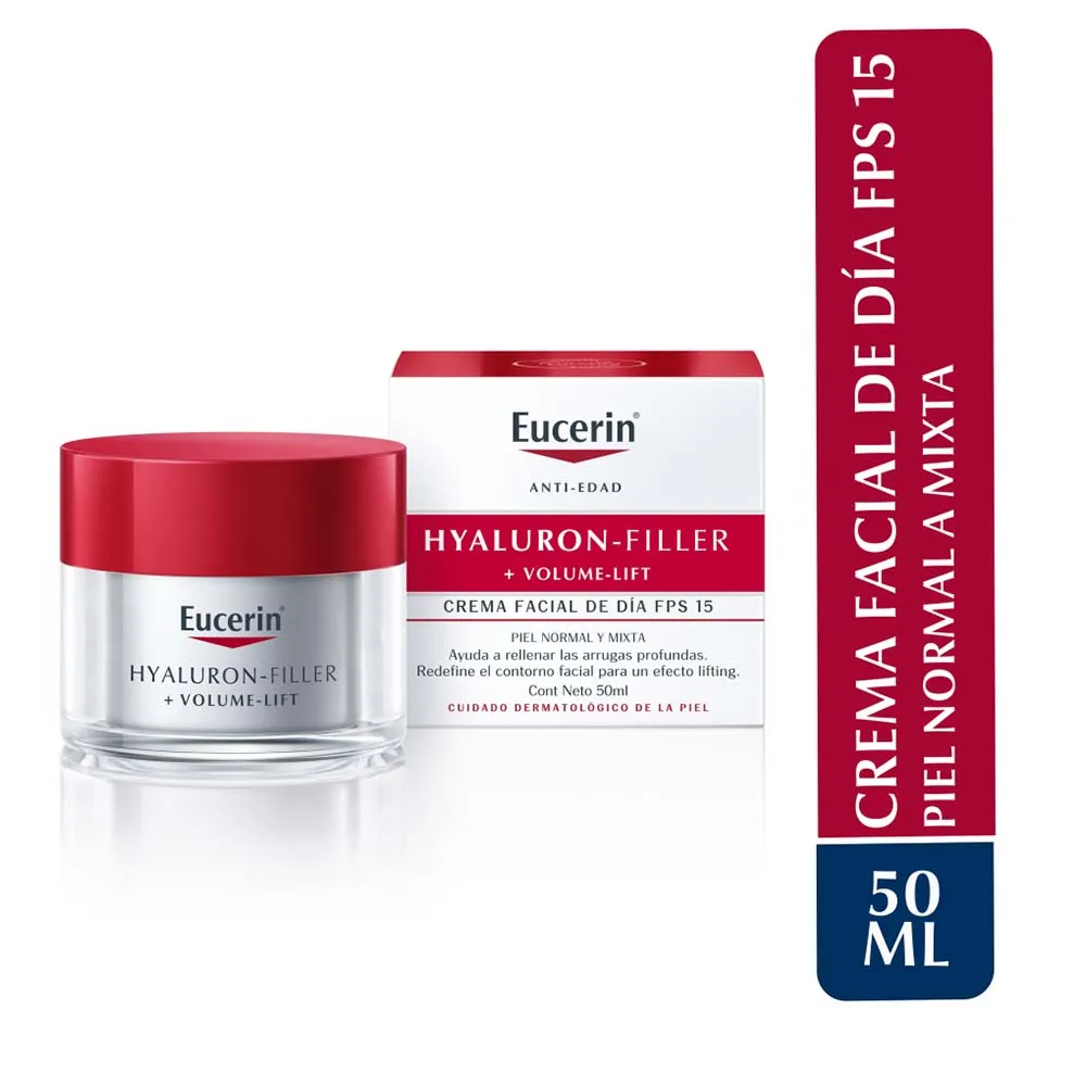Eucerin Hyaluron Filler Volume Lift Crema Dí­a Piel Mixta