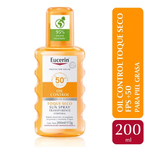 Eucerin Sun Fps50+ Spray Transparente