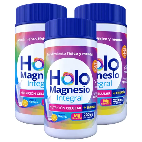 Pack 3 Holomagnesio Integral Polvo X 150 Gramos