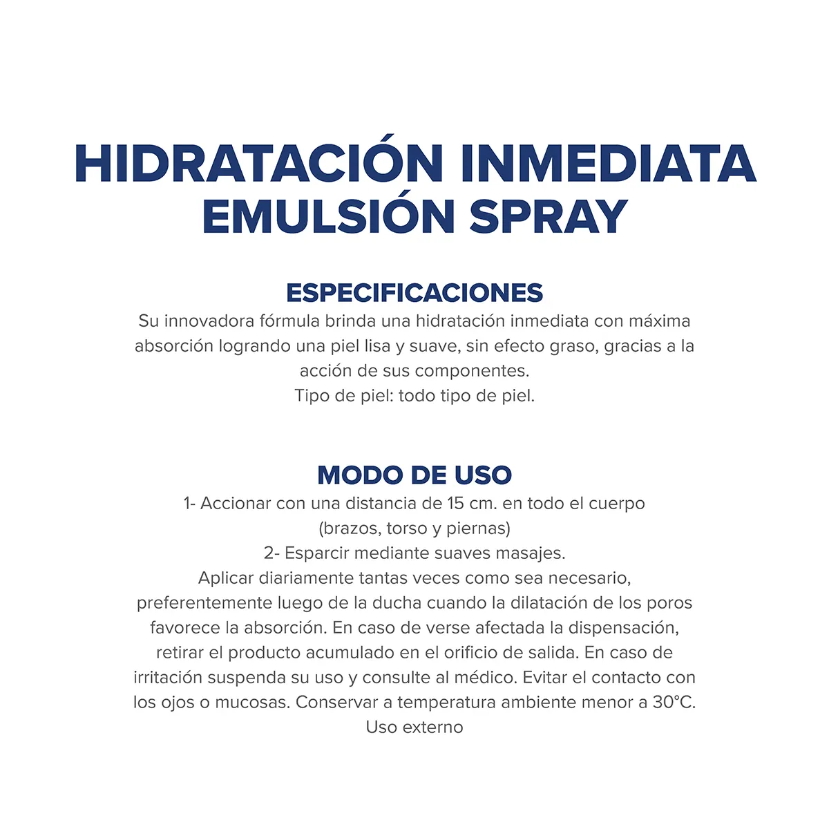 Dermaglós Corporal Hidratación Inmediata Spray Continuo
