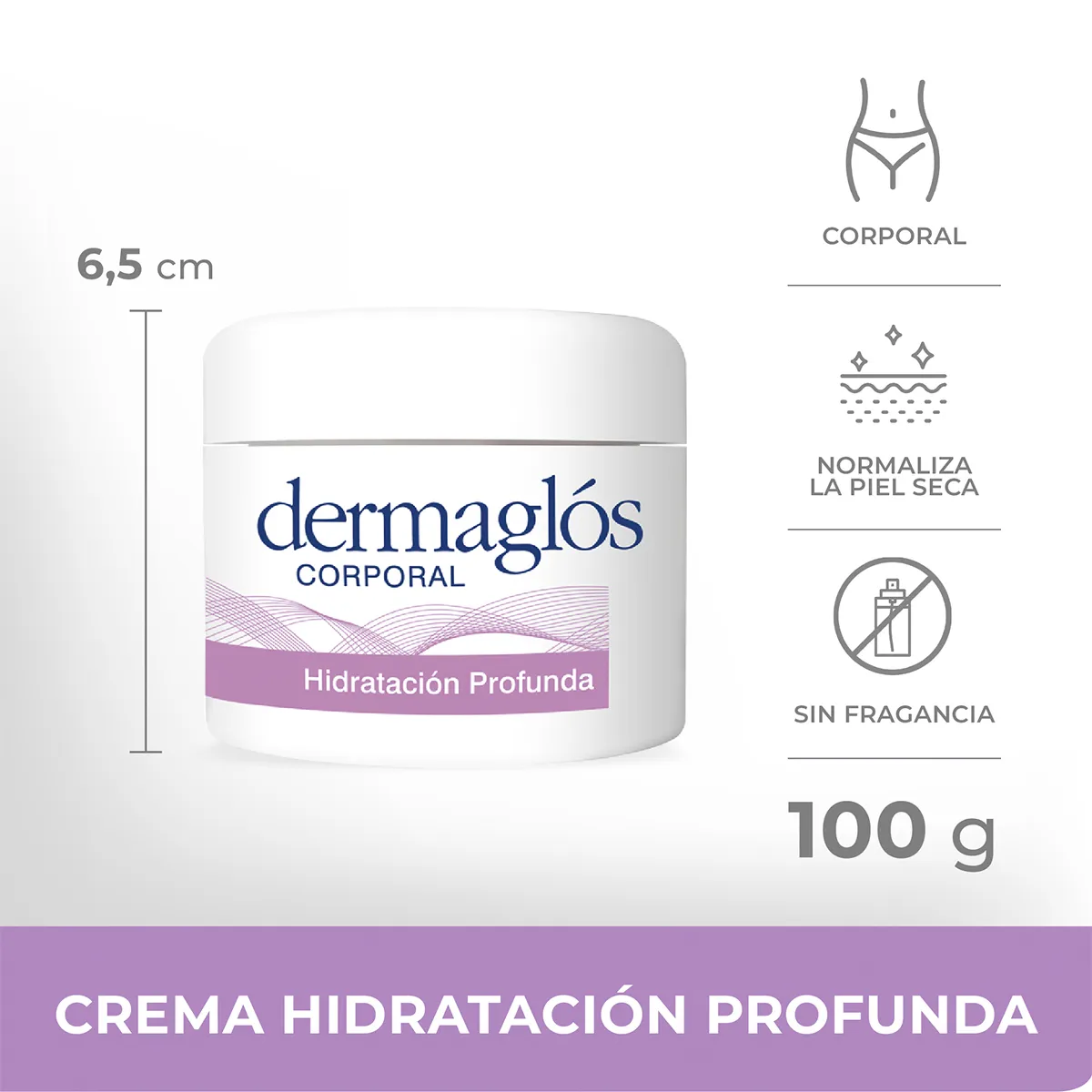 Dermaglós Corporal Crema Hidratación Profunda