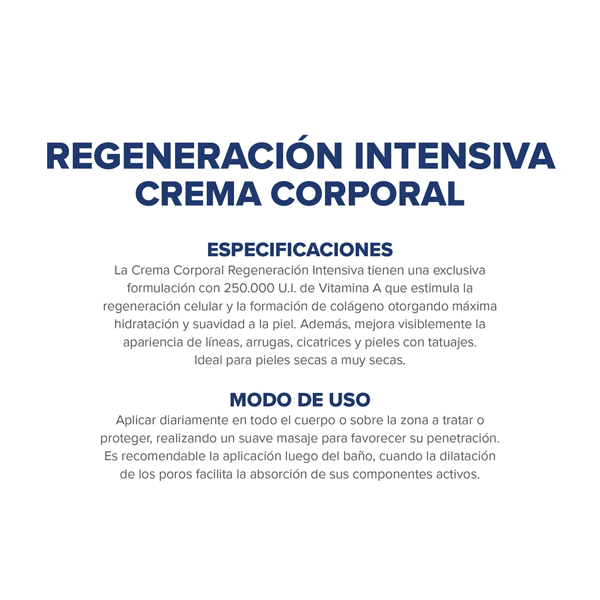 Dermaglós Corporal Regeneración Intensiva Crema