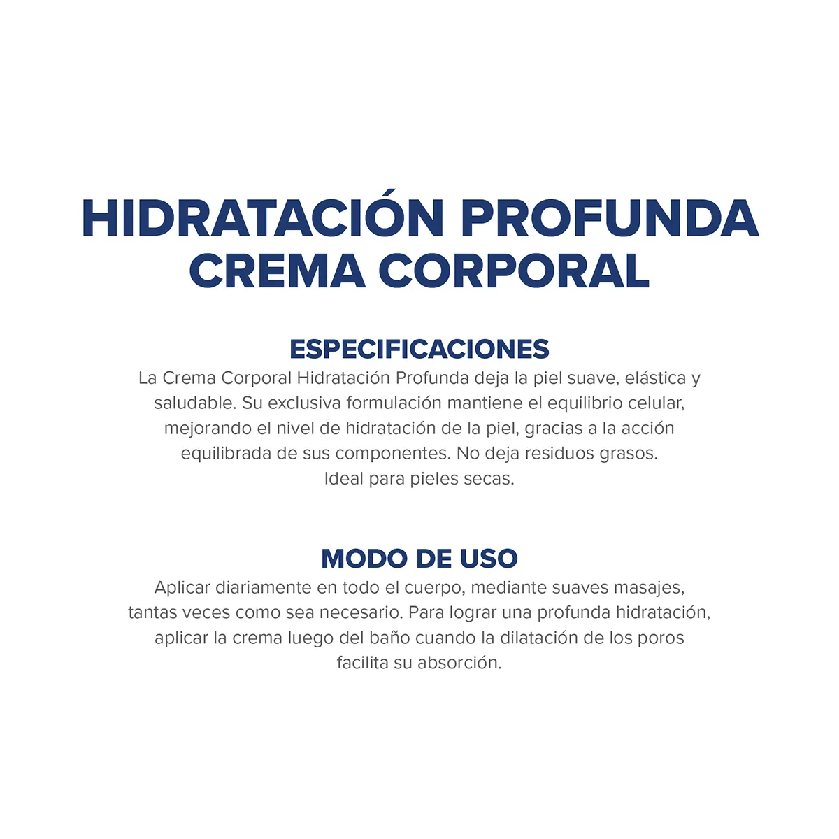 Dermaglós Corporal Crema Hidratación Profunda